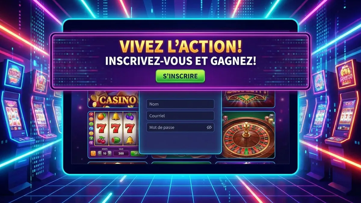 Inscription avec bonus